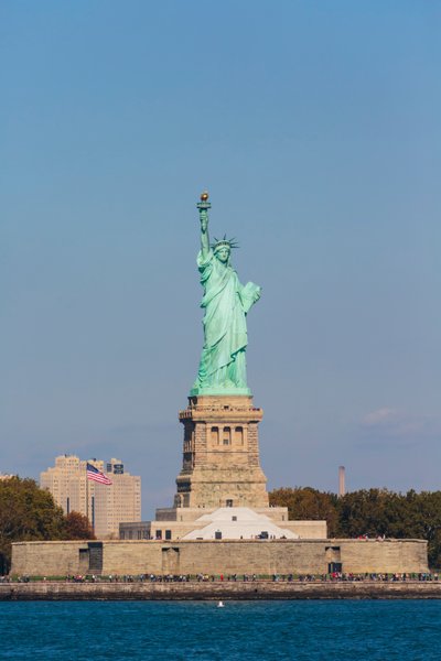 New York City, VS. Vrijheidsbeeld. door Unbekannt Unbekannt